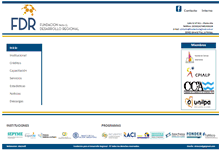 Tablet Screenshot of fundacionregional.com.ar
